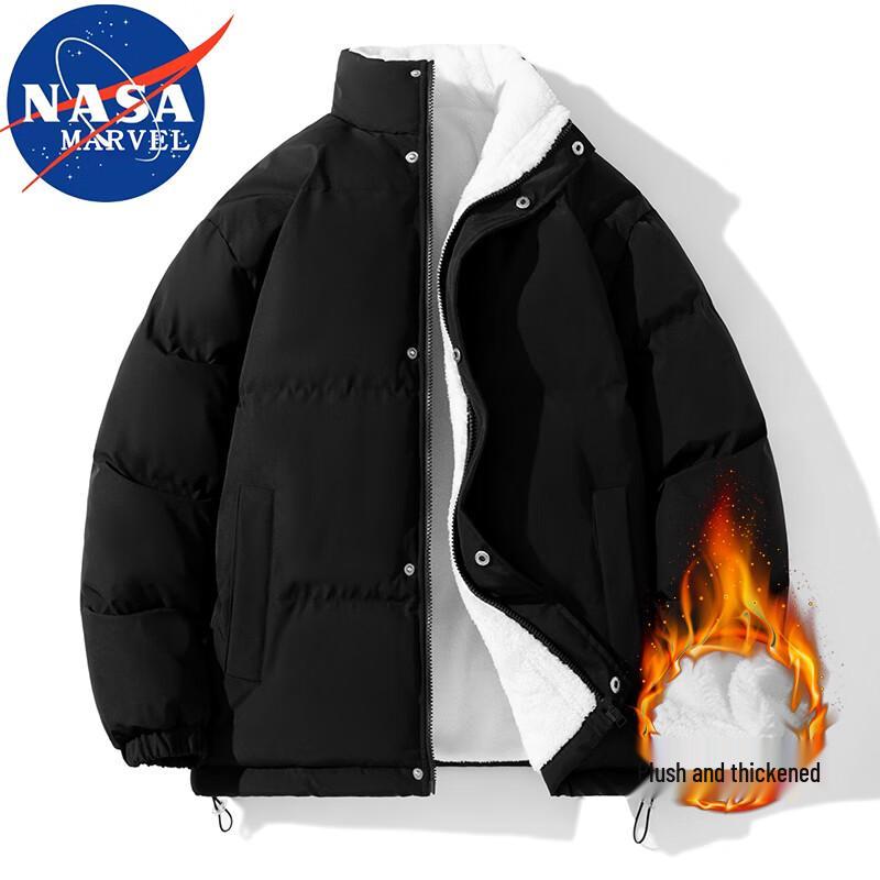 NASA MARVEL Herren Verdickte Pufferjacke