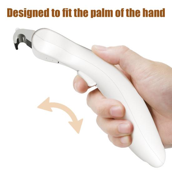 Pet Detangling Comb, Deshedding Tool with Curved Stainless Steel Teeth, Gentle Grooming And Dematting Brush for Long Hair Dogs Cats