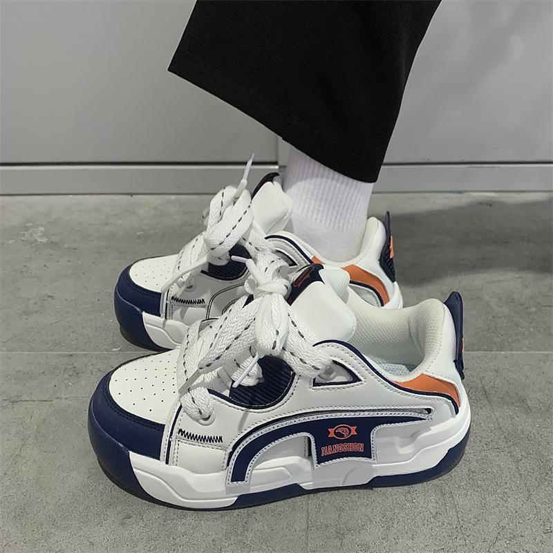 

Корейская версия толстоподошвенных увеличивающих рост парных мужских и женских повседневных кроссовок для папы, трендовая корейская версия универсальных студенческих нишевых спортивных кроссовок, лето 44