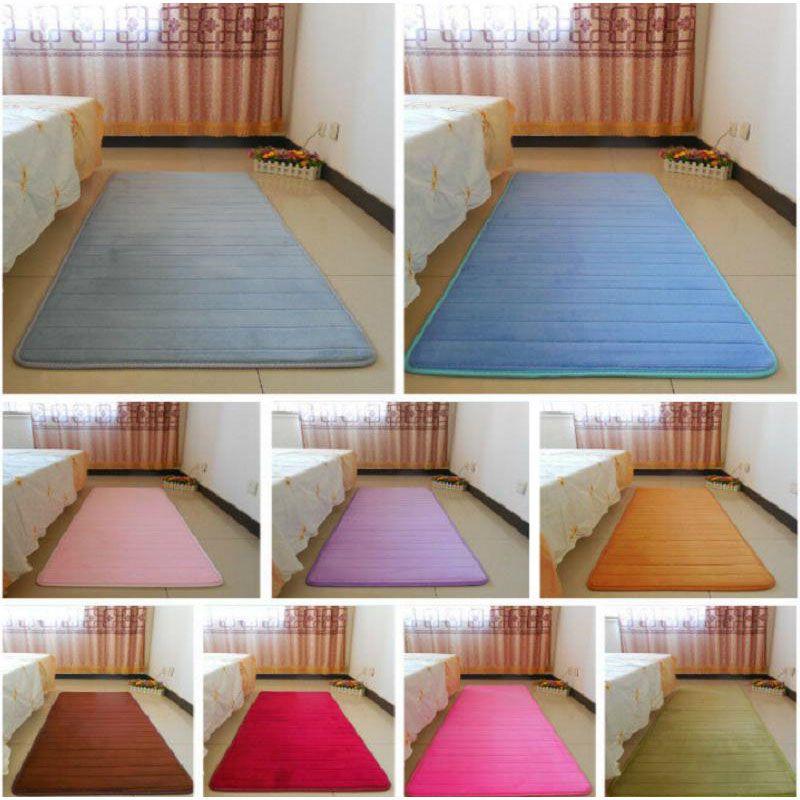 Super Absorbent Coral Velvet Bathroom Mat Offering Safety And Style For Home