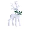 Cute Christmas Wreath Plush Reindeer Flocking Xmas Tree Hanging Ornaments  Home Xmas Decoration