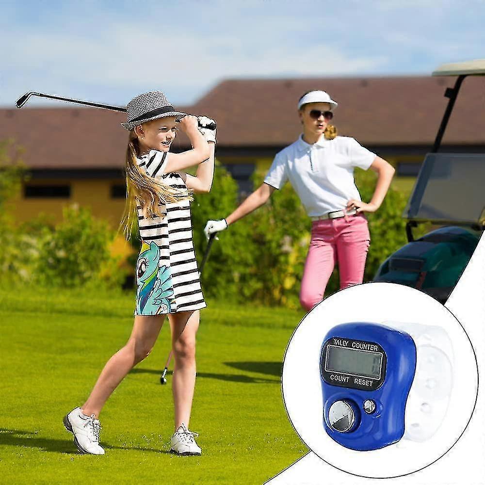 4 Pieces Electronic Lap Counter, 5 Digit Resettable Finger Counter,hand Counter With Lcd Display - PJ