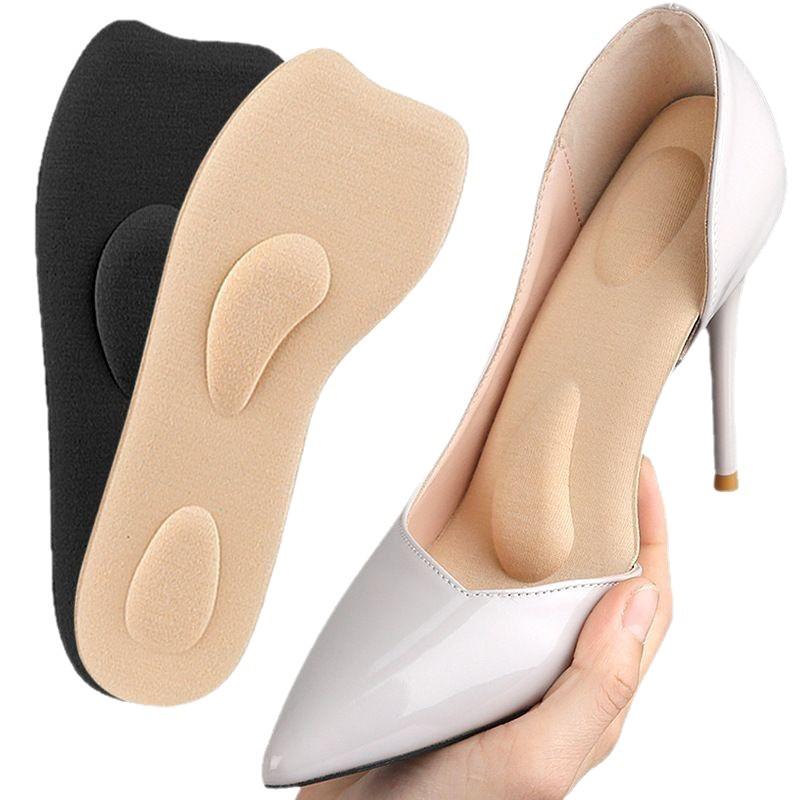 Fish Mouth Sponge Insoles: Shock-Absorbing, Sweat-Wicking Forefoot & Arch Massage Pads for Heels & Flats