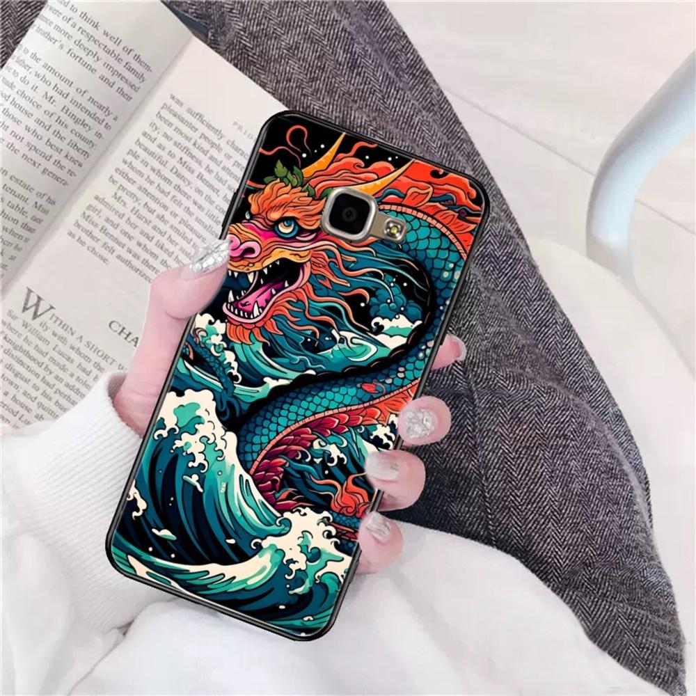 Japanese Wave Anime Dragon Phone Case For Samsung A 10 11 12 13 20 21 22 30 31 32 40 51 52 53 70 71 72 73 91 13 Shell