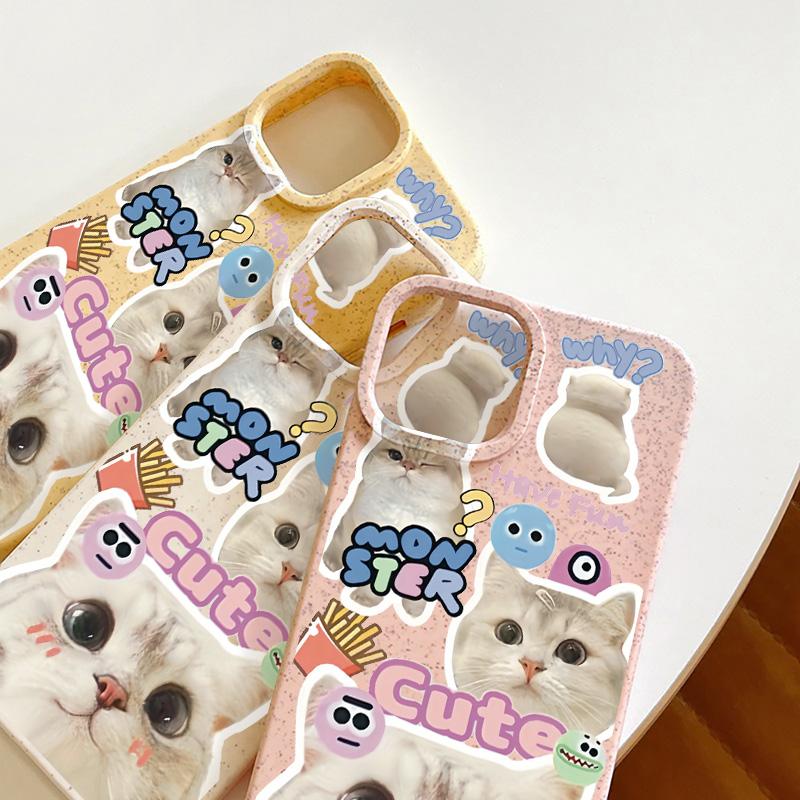 Mobile Phone Cases for iPhone 11 13 XR 15 Pro Max 12 14 Pro Max Case iPhone 16 7 Plus 8 Plus XS Max Degradable and Environmentally Friendly Anti-fall