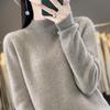 Women's Cashmere Sweater Qinghe Cashmere 30% Cashmere 70% Wool Autumn and Winter Cashmere Pullover Soft and Warm