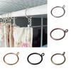 Modern Minimalist Metal Curtain Rings With Hanging Hooks For Home Decor And Window Treatment