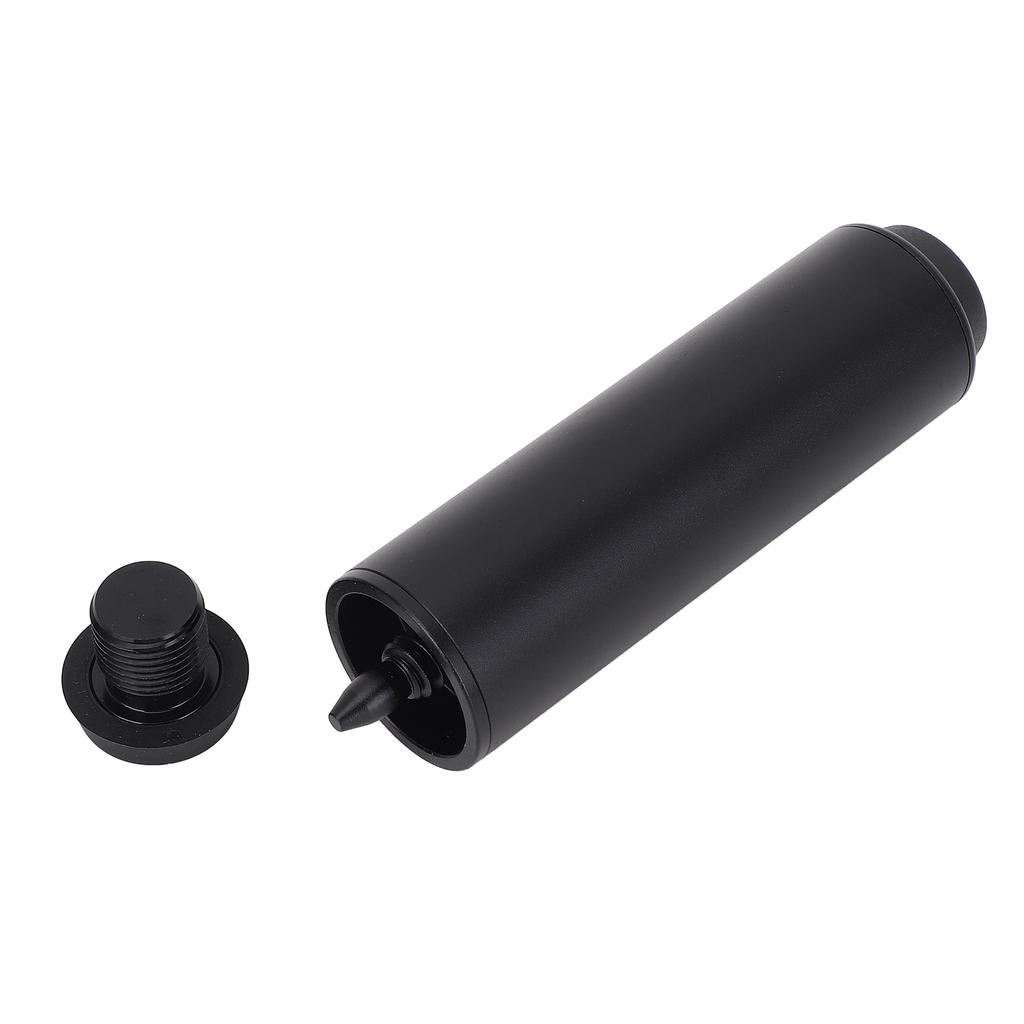 Extensor pentru tacuri de biliard de 4 inch cu bara de protectie din cauciuc Accesoriu pentru biliard pentru extensie pentru tacuri de biliard din aluminiu