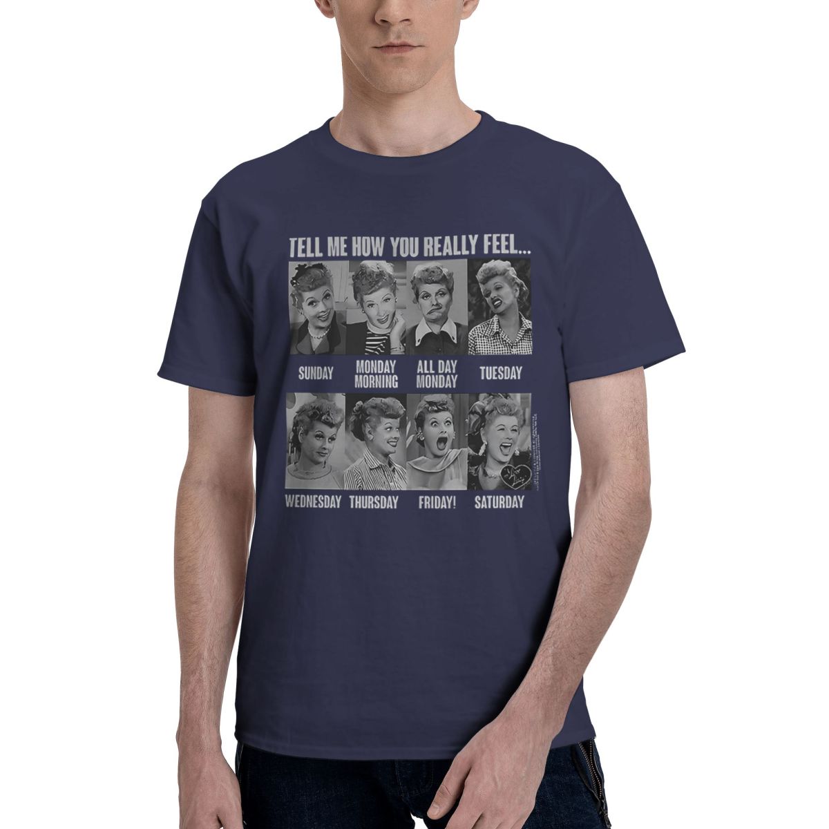 

Love Lucy 8 Days A Week 100 Cotton Casual Breathable Confortable T Shirt New In Tops And TShirts Men TShirt 4XL