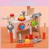 Wooden Toolbox Repair Screw Nut Disassembly Assembly Tool Table Toy Children