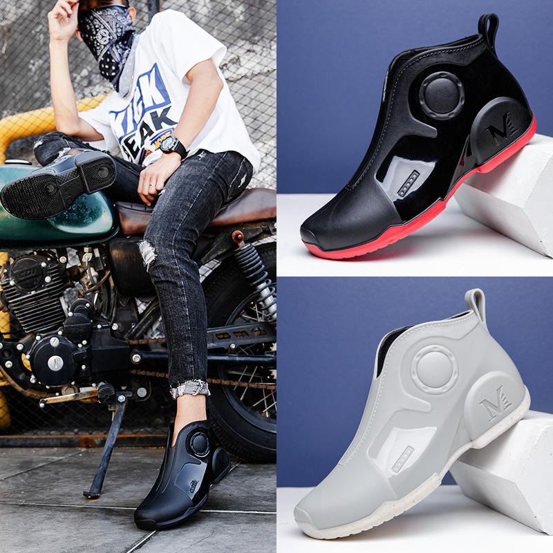New Rain Shoes Men's Rubber Shoes Men's Water Shoes Summer Waterproof Fishing Shoes Men's Outdoor Kitchen Non-slip Waders