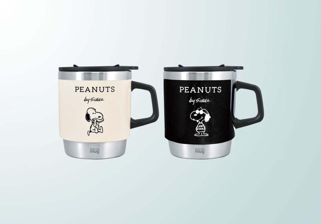 Onishi Ken Seihan Peanuts Stacking Thermos Mug BREAD Ivory PH-3010