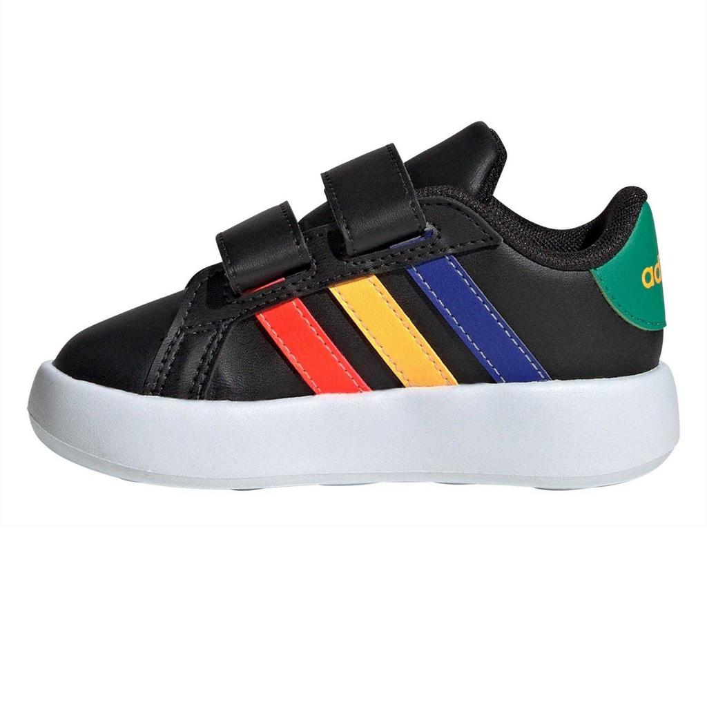 Adidas Childrens/Kids Court 2.0 Striped Trainers