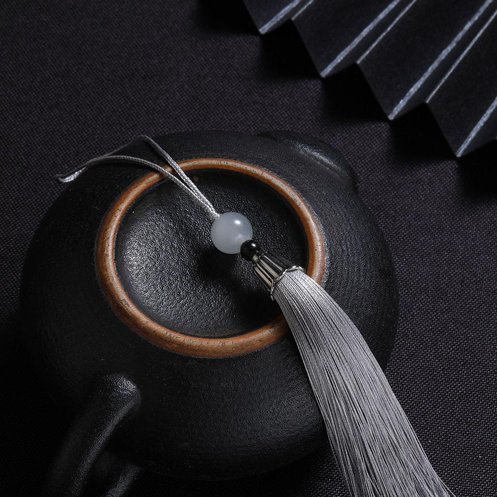Exquisite Beaded Tassel Hanfu Bookmark & Sachet Pendant