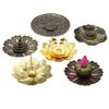 Dual-Use Japanese Ceramic Incense Burner: Club Incense Holder & Backflow Tower Tray