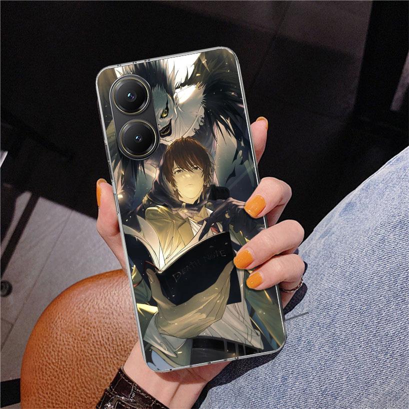 

N-Note D-Death Yagami Light Phone Case For Xiaomi Poco X7 X6 X5 Pro F7 Ultra Redmi 15C 15 13C 13 12C 12 10 10A 10C 9 9A 9C 9T Co Xiaomi Poco X7 Pro