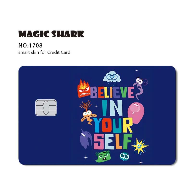 100% New Arrival Conch Money Bow Anime Speend or Save Meme Credit Card Film Debit Card Sticker Skin