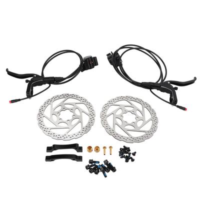 ZTTO Electric Bike Power Off Hydraulic Brake Set Oil Pressure Disc Brake Calipers for Folding