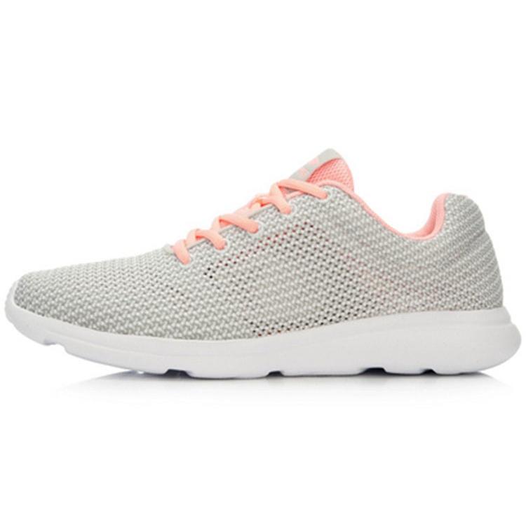 (WMNS) Li-Ning Easy Run Grey Pink Women s ARJL002-6 EU 36⅓