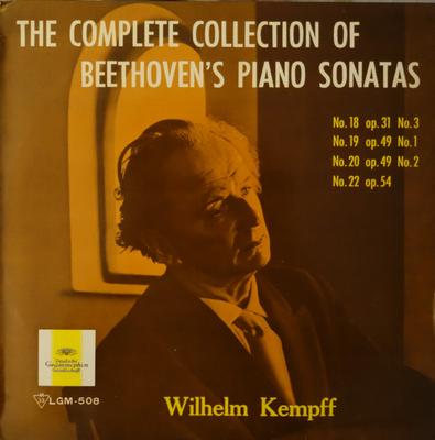 Płyta LP WILHELM KEMP - Beethoven Koncert fortepianowy nr 18 nr 1 LGM508 DEUTSCHE GRAMMO Japonia Klasyczna Używana