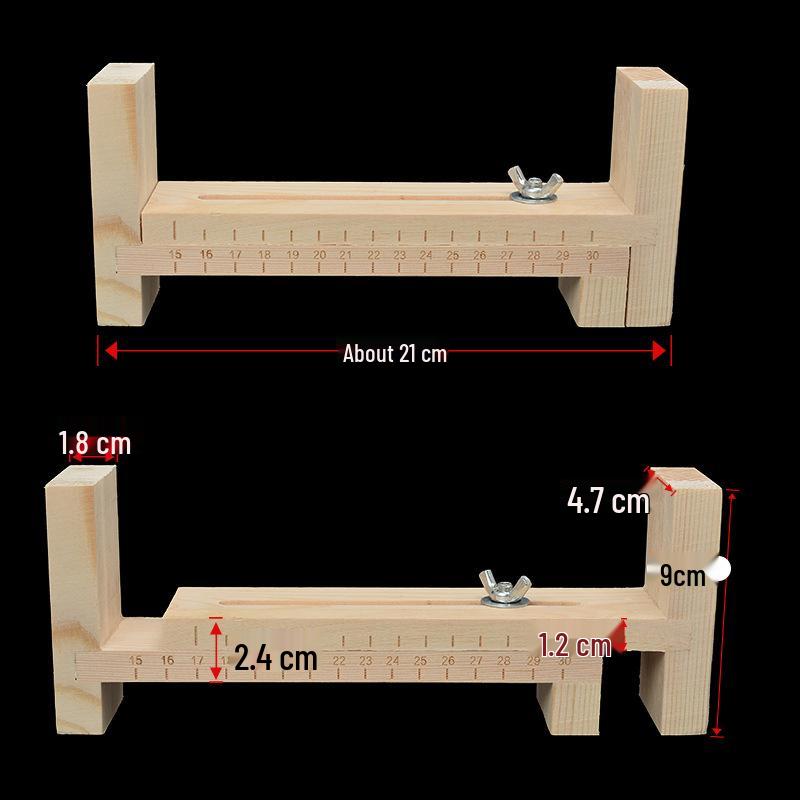 Upgraded Wooden Hand Rope Braiding Tool - Reinforced Frame for Bracelet Weaving