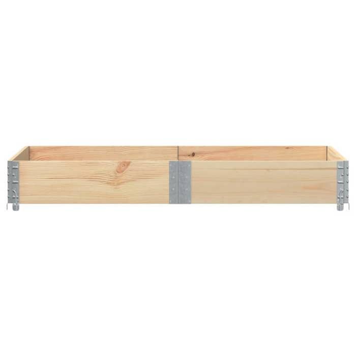 VidaXL Jardinière 150x100 cm bois de pin massif, jardinière d'extérieur, bac à fleurs, bac à tomates, jardinière de 3295411
