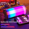 Newman BS02 Portable Bluetooth Speaker with Colorful LED Lights CN Plug (adapter Included)