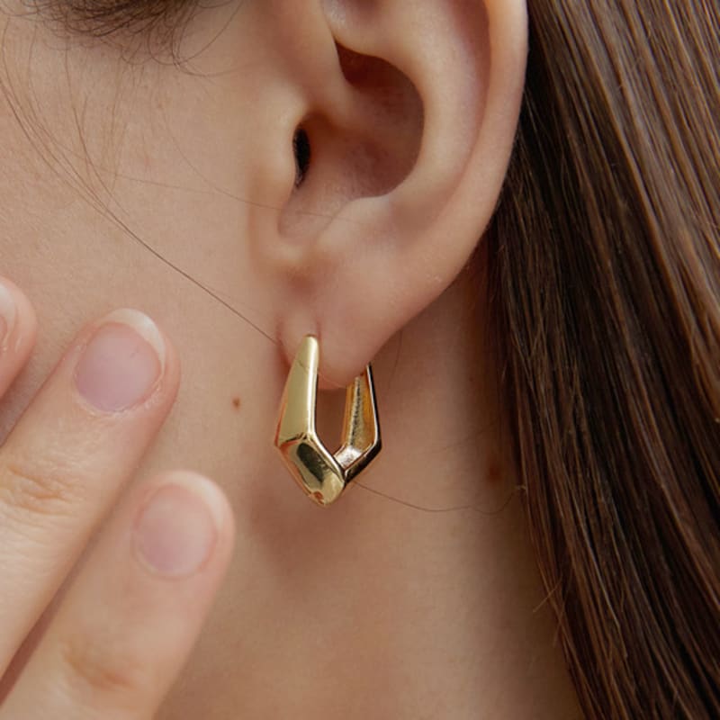 Primaute Pentagon Bold Earring