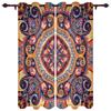 Ethnic Tribal Geometric Pattern Window Curtain For Living Room Bedroom Luxury Home Kitchen Decor Items Curtains