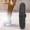 10 Inch Rubber Inflatable Electric Scooter Tire Aluminium Alloy Front Wheel Hub Symmetric Figure