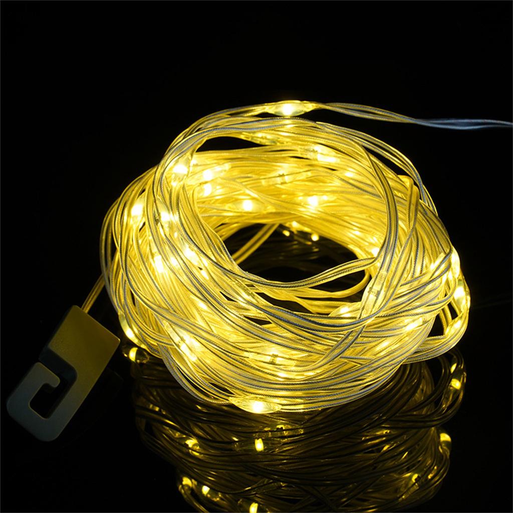 Portable Stowable Lights For Outdoor Use, 10 M LED Camping Lights Outdoor Battery USB Rechargeable Camping Lamp LED Tent Light Outdoor