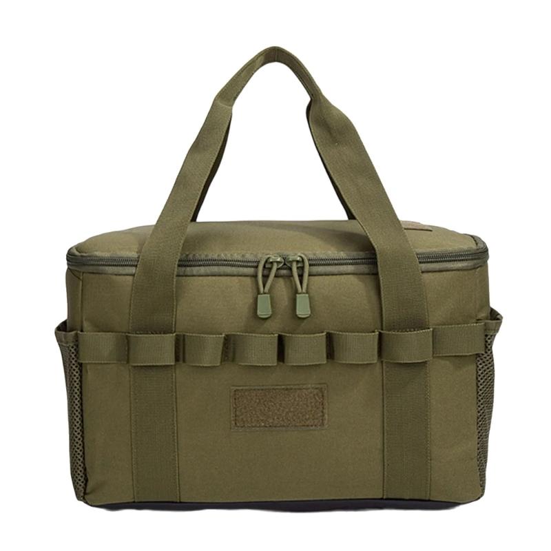 Outdoor Tableware Storage Bag Waterproofs Hiking Backpack Multiple Pockets Camping Equipment Bag Picnic Organizers
