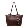 Premium underarm big bag women's new commuter retro versatile fashion shoulder bag large capacity tote bag