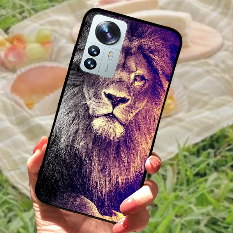 For Xiaomi Mi 12 Case 12X 12S Soft Silicone Cartoon Painted Phone Cover For Xiaomi 12 Pro Case 12S PRO Shockproof Coques Bumper