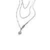 2023 Elegant Pearl Pendant Necklace: Niche Design Sweater Chain for Women