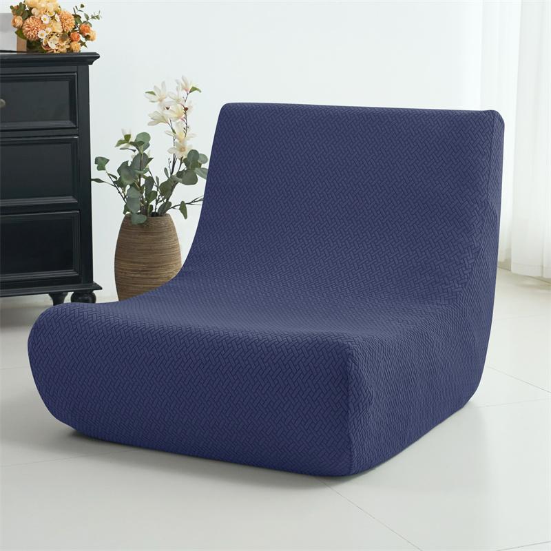 1 Stück Armloser Sofabezug Einfarbige Lounge-Sofa-Abdeckung Rundum-Schutz für Entspannungs-Lounge-Sofas