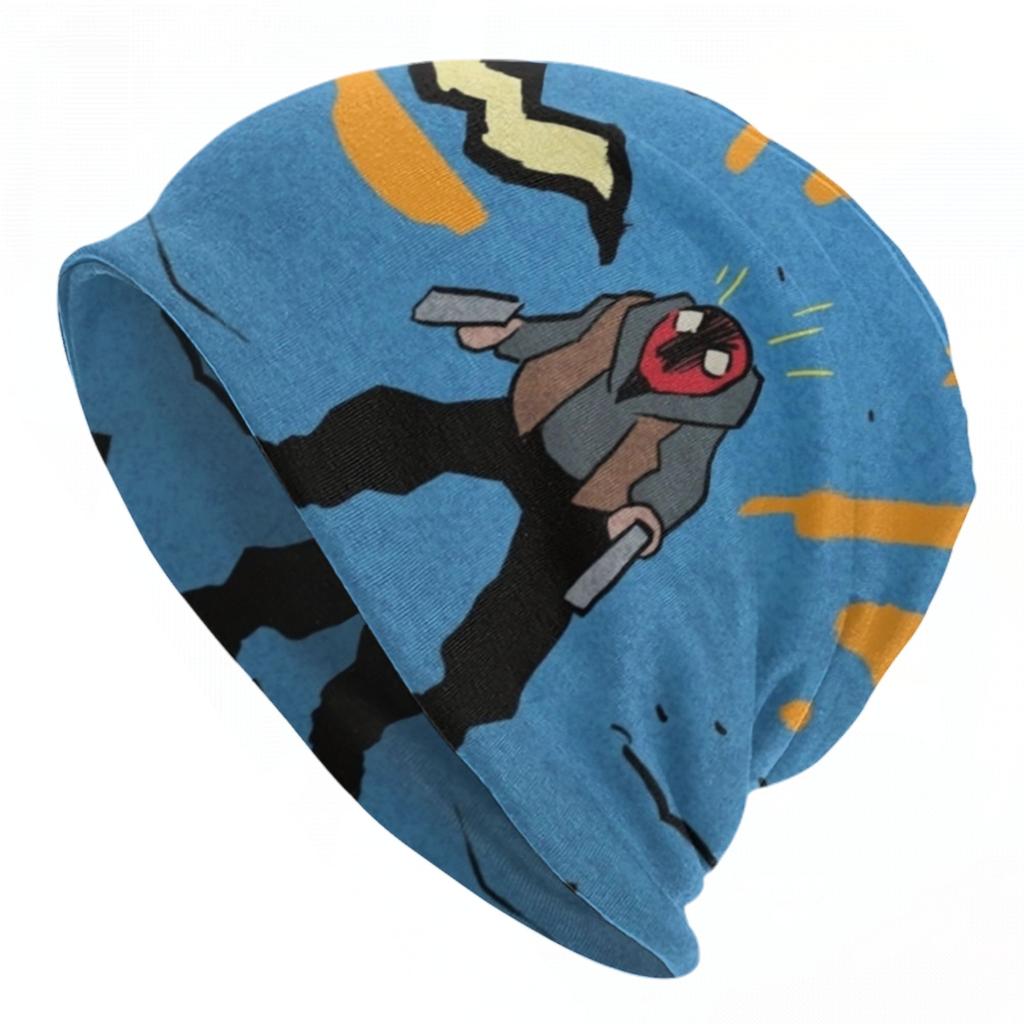 Lucky Me Lizzies Cartoon McGuires Skullies Beanies Hat Hilary Duff Tour Vintage Unisex Street Cap Warm Dualuse Bonnet Hat