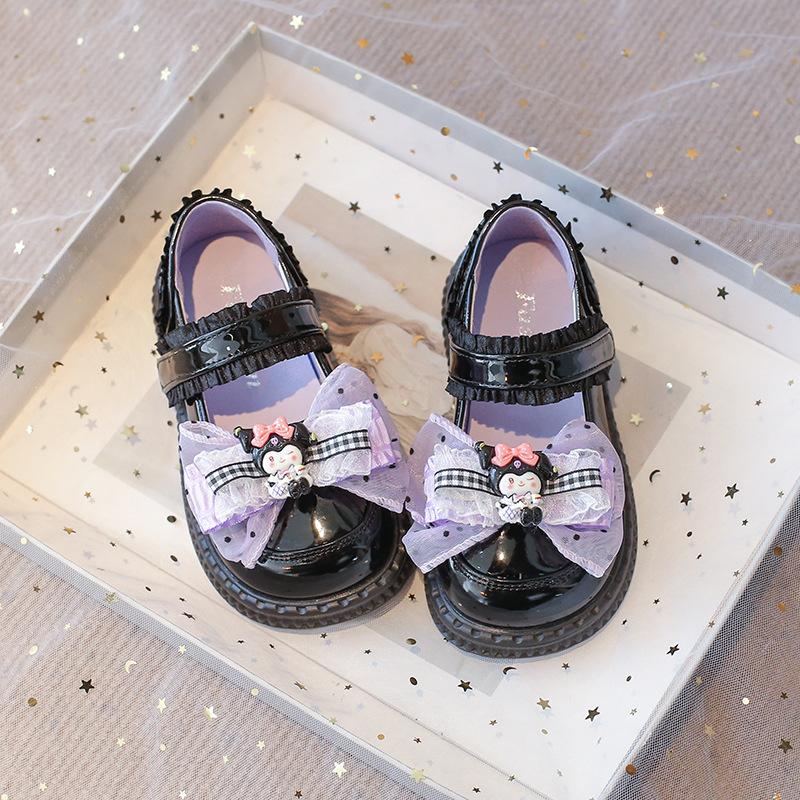 

Cute doll shoes for girls2026Spring and summer children s mesh bow princess shoes for older kids are trendy 26Inner Length15.5cm чёрный