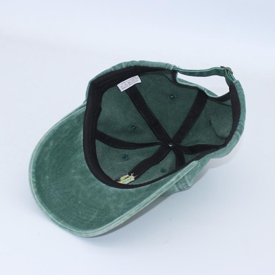 Baseball Soft Vintage Stitching Embroidered Cactus Mini Caps Men Women Water Washed Hat Sports Fishing Dad Visor Summer Autumn Peaked Cap