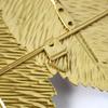 Elegant Gold Leaf Iron Wall Hook For Entryway Bedroom Storage Key Coat Hanger Practical Home Organization Tool