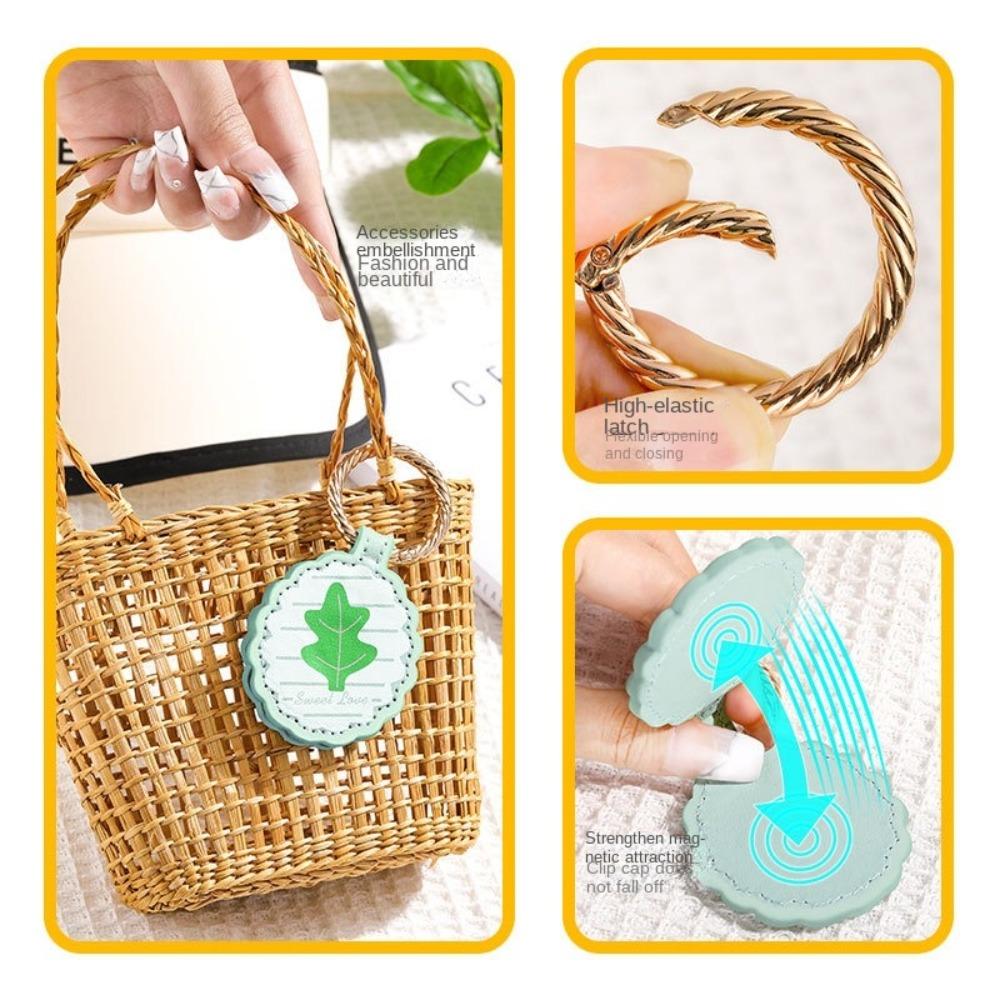 Corn Pu Leather Hat Holder Anti-lost Magnetic Hat Keeper Multi-purpose Magnetic Hat Clip  Travel