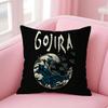 Band G-Gojira Cushion Cover Natural Linen Pillow Case Double-Sided Print Decorative Sofa Pillowcase Home Decor Gift