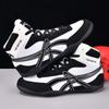 Professional Wrestling Shoes Fighting Shoes Boxing Shoes Men's Comprehensive Competition Training Shoes Fighting Shoes Sanda Shoes High Top