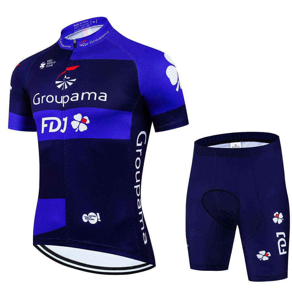 2026 Summer Breathable Suit Cycling Suit Bicycle Short Sleeve Shorts Men's and Women's Mountain Road Clothes Team Edition Cycling Suit Quick Drying