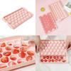 Convenient Round Ice Tray With Lid Non-stick Plastic Mold For Perfect Ice Shapes