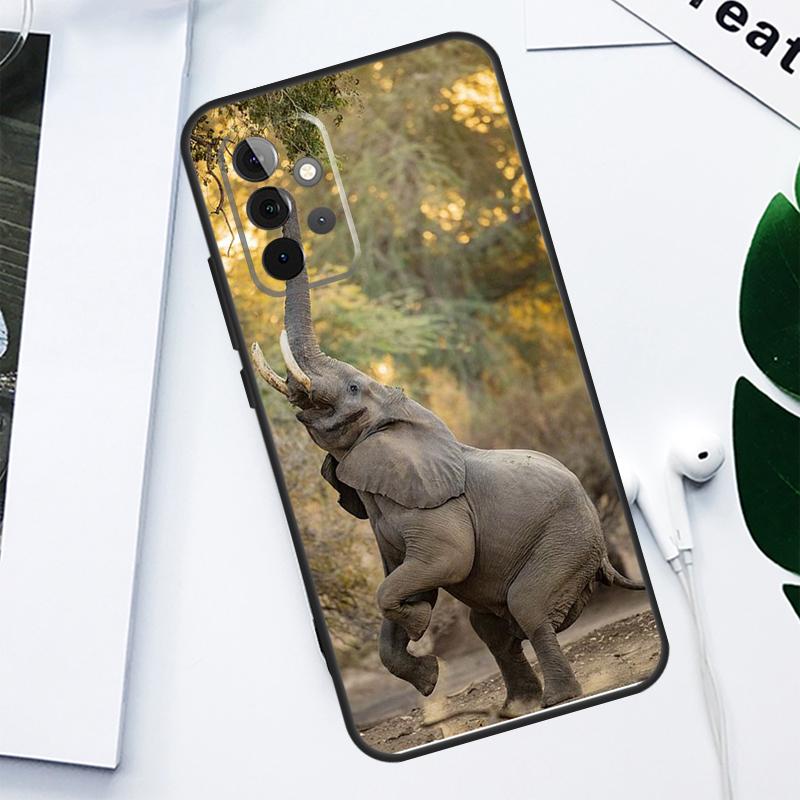 Elephant Animal For Samsung Galaxy A55 A54 A35 A15 A34 A14 A53 A33 A13 A05 A06 A16 A22 A32 A52 Phone Case