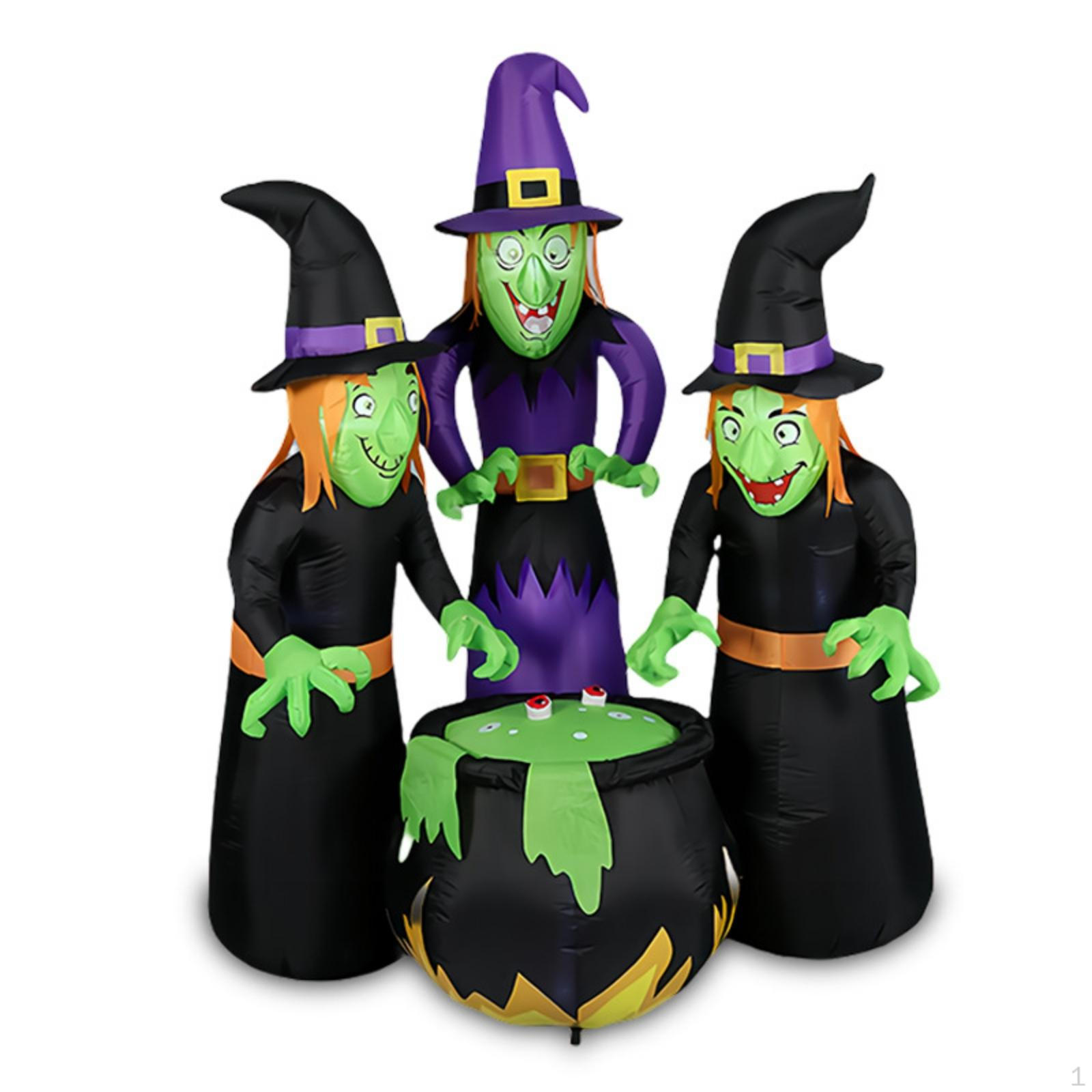 Three Enchantresses Around Kettle Inflatable Builtin
