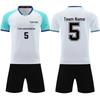 Maillot d'entraînement de football à manches courtes et séchage rapide pour hommes, étudiants et enfants