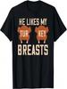 She Likes My Drum Stick Thanksgiving Couples Turkey Breasts T-Shirt