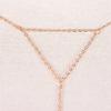 Retro Link Chain Bra Multilayer Sexy Beach Bikini Necklaces Body Chain Jewelry